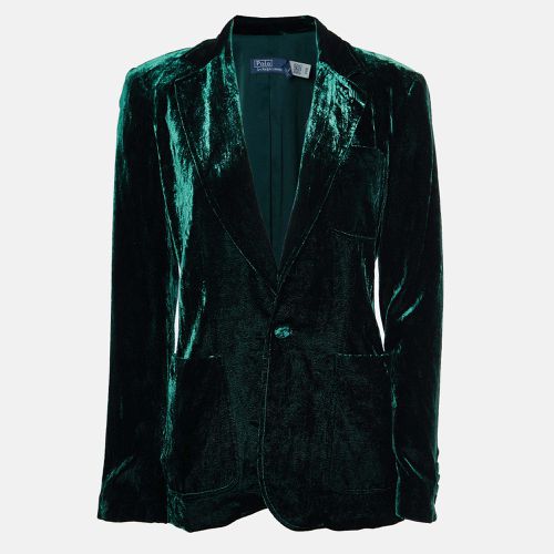 Velvet Single Breasted Blazer S - Polo Ralph Lauren - Modalova