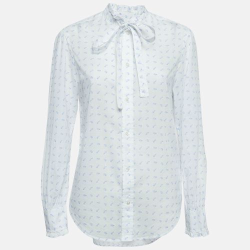 Polo Ralph Lauren White Floral Print Cotton Shirt M - Polo Ralph Lauren - Modalova