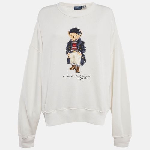 Polo Ralph Lauren White Polo Bear Print Cotton Sweatshirt XXL - Polo Ralph Lauren - Modalova