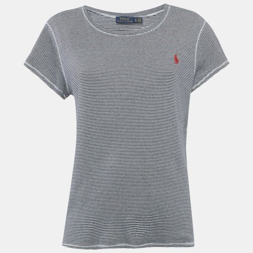 Polo Ralph Lauren Blue/White Jersey T-Shirt XL - Polo Ralph Lauren - Modalova