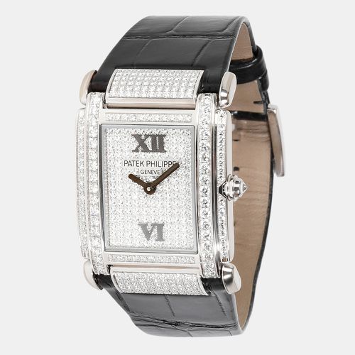 Gold And Diamond Twenty-4 4910G-001 Quartz Women's Wristwatch 25 mm - Patek Philippe - Modalova