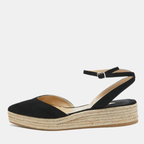 Paul Andrew Black Suede Rhea Espadrilles Size 38 - Paul Andrew - Modalova