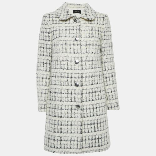 Off Tweed Mid-Length Coat M - Paule Ka - Modalova