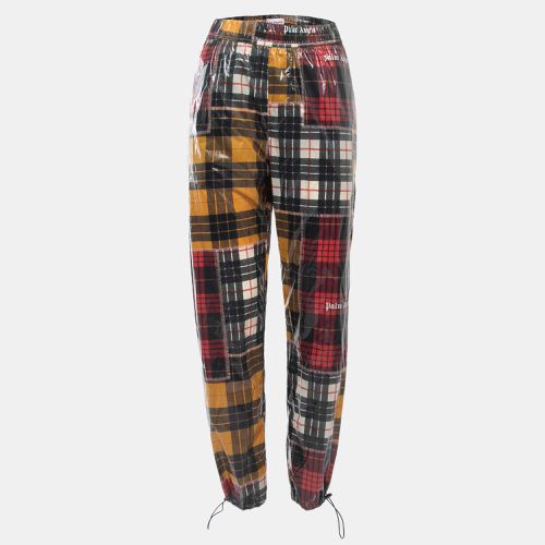 Palm Angels Multicolor Checkered Nylon Straight Pants S - Palm Angels - Modalova