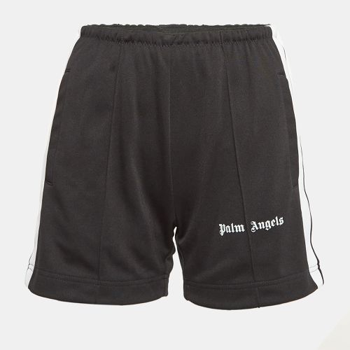 Palm Angels Black Side-Strip Jersey Short XS - Palm Angels - Modalova