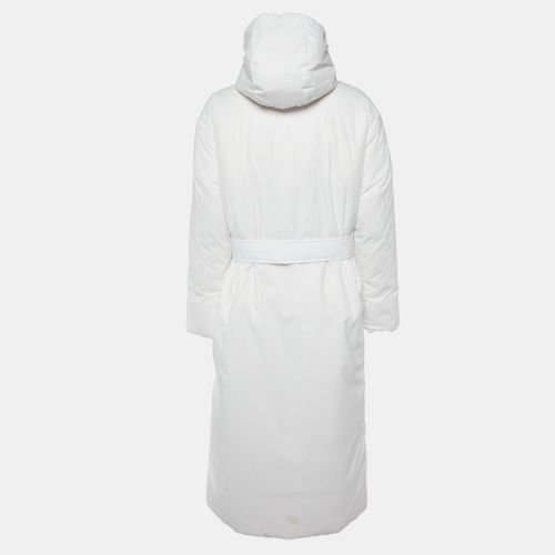 Nylon Flwrdwn Hooded Long Jacket M - Pangaia - Modalova