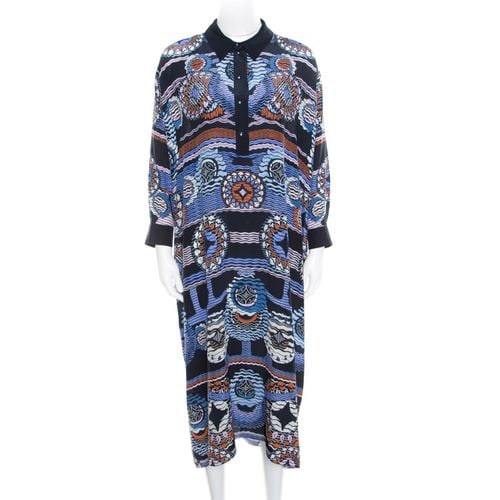 Peter Pilotto Silk Digital Abstract Printed Kaftan Maxi Dress ( One Size ) - Peter Pilotto - Modalova