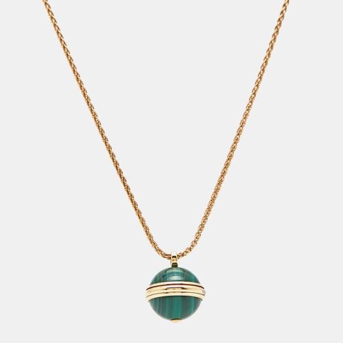 Piaget Possession Malachite Diamond 18k Rose Gold Necklace - Piaget - Modalova