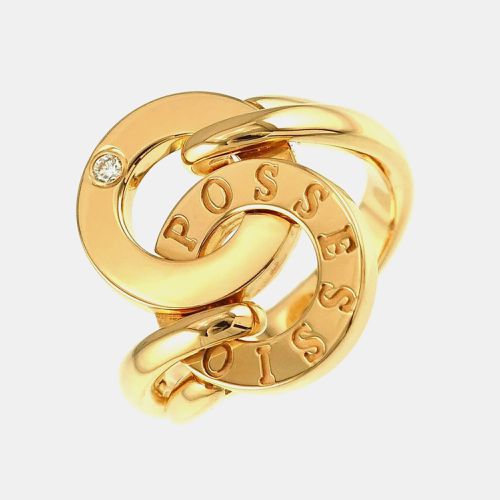 Piaget 18K Yellow Gold and Diamond Possession Band Ring EU 52 - Piaget - Modalova