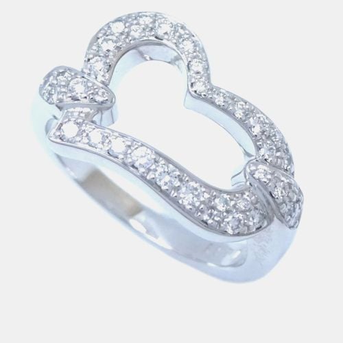 Piaget 18K White Gold and Diamond Limelight Band Ring EU 52 - Piaget - Modalova