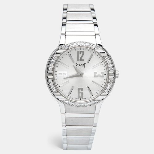 Piaget Silver 18K White Gold Diamond Polo G0A36231 Women's Wristwatch 32 mm - Piaget - Modalova