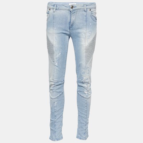 Pierre Balmain Blue Denim Distressed Jeans M/Waist 28" - Pierre Balmain - Modalova