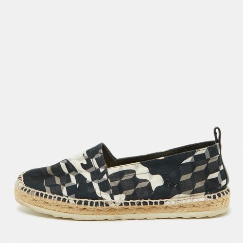 Pierre Hardy Black/White Canvas Ankle Wrap Espadrille Flats Size 37 - PIERRE HARDY - Modalova