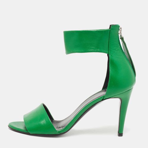 Pierre Hardy Green Leather Ankle-Strap Sandals Size 38 - PIERRE HARDY - Modalova