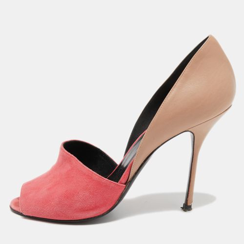 Pierre Hardy Beige/Pink Leather and Suede Pumps Size 37 - PIERRE HARDY - Modalova