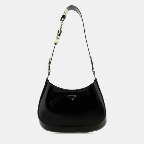 Prada Neroroccia1 Black Leather Cleo Shoulder Bag - Prada - Modalova