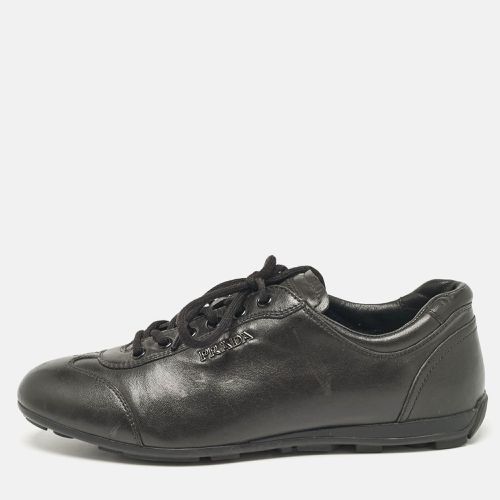 Prada Sport Black Leather Low Top Sneakers Size 36.5 - Prada Sport - Modalova