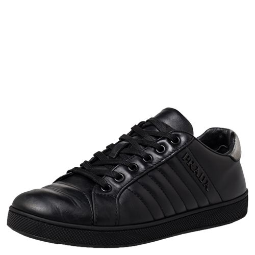 Leather Low Top Sneakers Size 36.5 - Prada Sport - Modalova