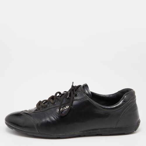 Prada Sports Black Patent Leather Low Top Sneakers Size 40 - Prada Sport - Modalova