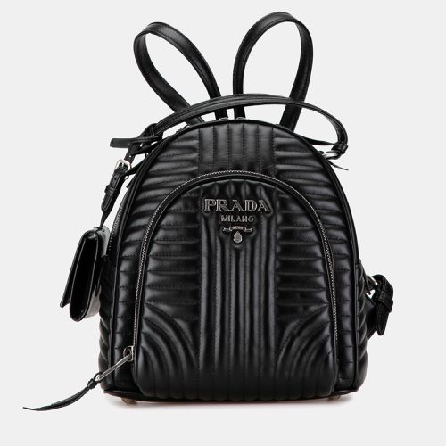 Soft Calfskin Diagramme Day Backpack - Prada - Modalova