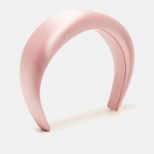 Prada Pink Satin Head Band One Size - Prada - Modalova