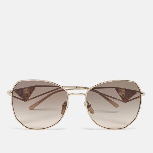 Prada Gold Gradient SPR57Y Logo Square Sunglasses - Prada - Modalova