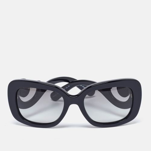 Prada Black/Grey Gradient SPR27O Baroque Rectangle Sunglasses - Prada - Modalova