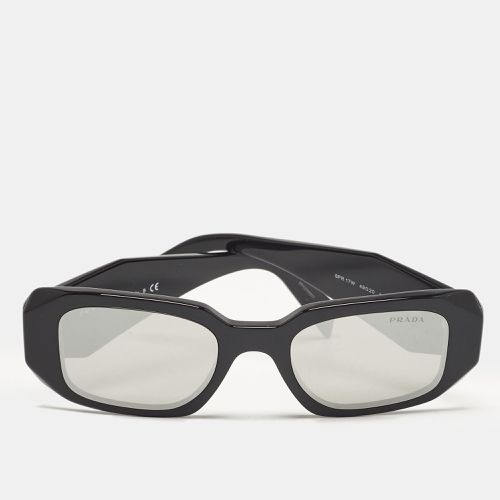 Prada Black Mirror SPR17W Symbole Geometric Sunglasses - Prada - Modalova