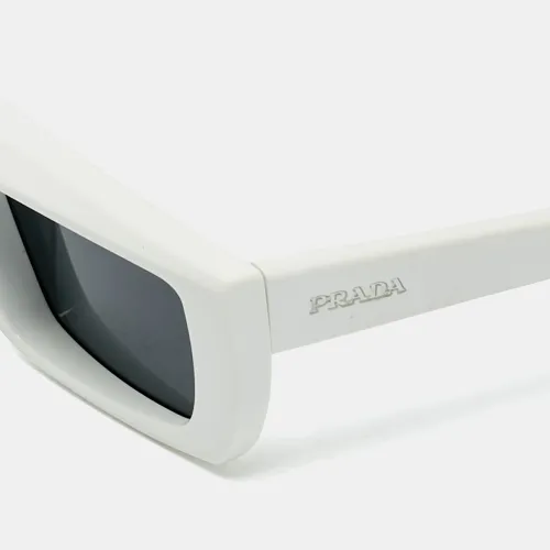 Grey SPR24Y Frame Rectangular Sunglasses - Prada - Modalova