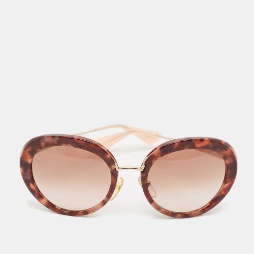 Peach Gradient SPR16Q Oval Sunglasses - Prada - Modalova