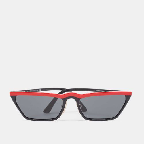 Prada Black/Red SPR 19U Rectangular Sunglasses - Prada - Modalova