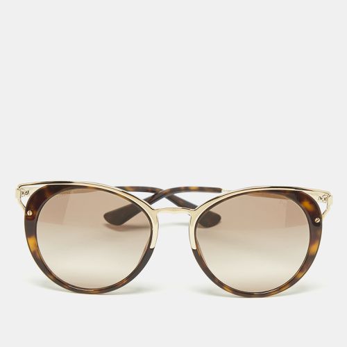 Prada Brown/Gold Tortoise SPR66T Cat Eye Sunglasses - Prada - Modalova