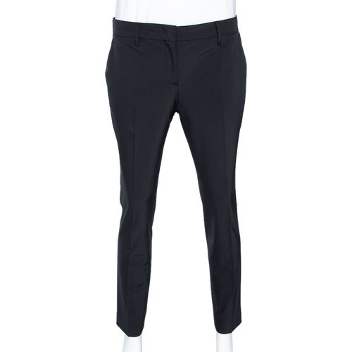 Prada Black Cropped Technical Trousers L - Prada - Modalova