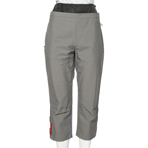 Prada Sports Grey Synthetic Waist Insert Detail Trousers M - Prada - Modalova