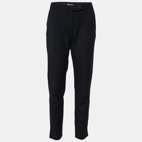 Prada Black Wool Tapered Leg Pants S - Prada - Modalova