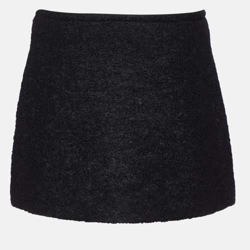 Prada Black Wool & Mohair Mini Skirt M - Prada - Modalova