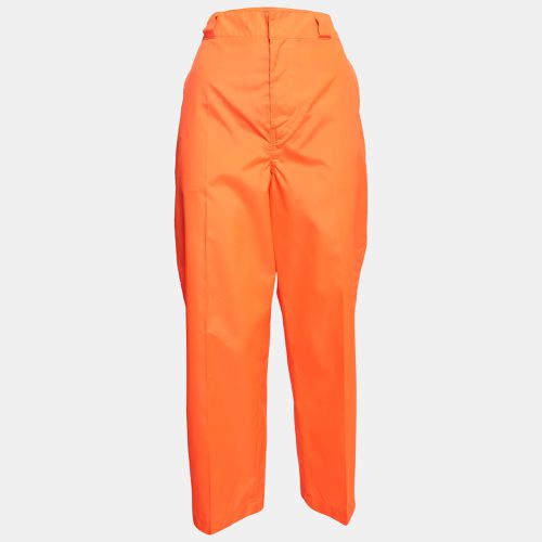 Prada Florescent Orange Synthetic Loose Fit Pants M - Prada - Modalova