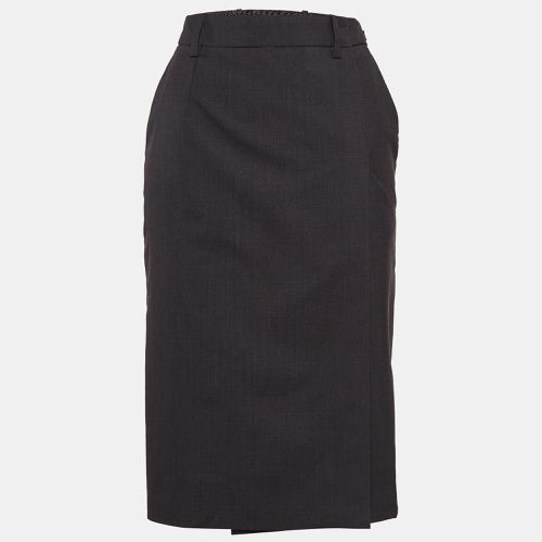 Dark Wool Pencil Skirt XS - Prada - Modalova