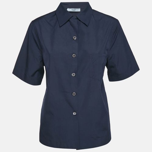 Poplin Short Sleeve Shirt M - Prada - Modalova