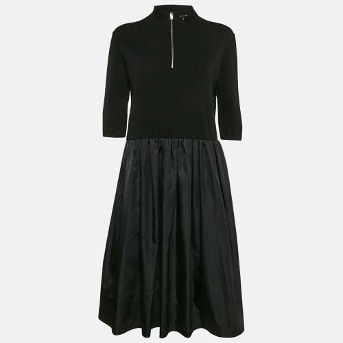 Nylon and Knit Midi Dress L - Prada - Modalova