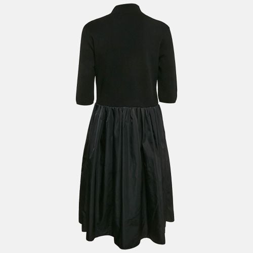 Nylon and Knit Midi Dress L - Prada - Modalova