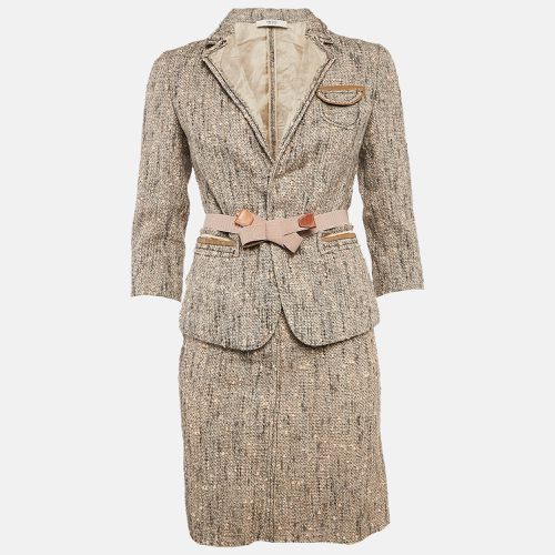 Prada Beige Tweed Skirt Suit S - Prada - Modalova