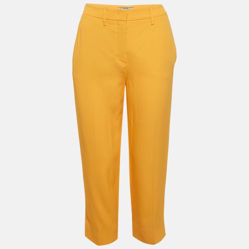 Prada Yellow Sateen Trousers S - Prada - Modalova
