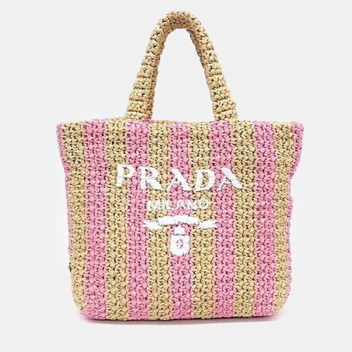 Prada raffia tote bag - Prada - Modalova