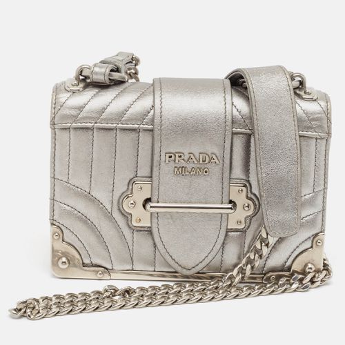 Leather Cahier Chain Bag - Prada - Modalova