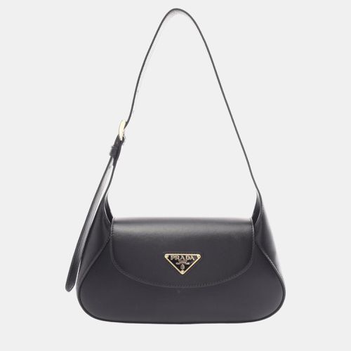 Prada Leather Black City Calf Shoulder Bag - Prada - Modalova