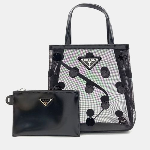 Prada Sequin Mesh Tote Bag - Prada - Modalova