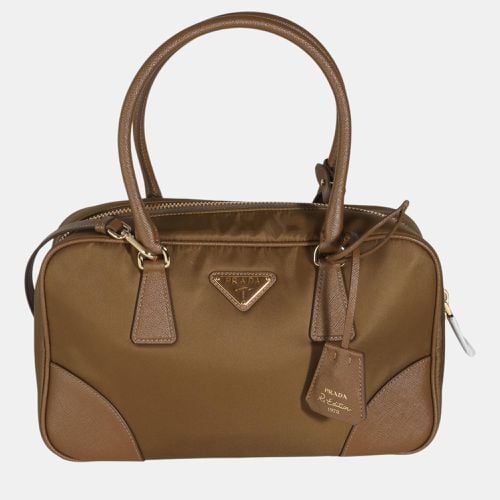 Prada Brown Re-Nylon Re-Edition 1978 Medium Top Handle Bag - Prada - Modalova