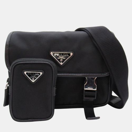 Prada Black Nylon Shoulder Bag - Prada - Modalova