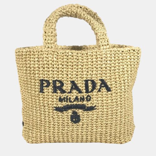 Prada Straw Bag natural Beige Tote Bag - Prada - Modalova